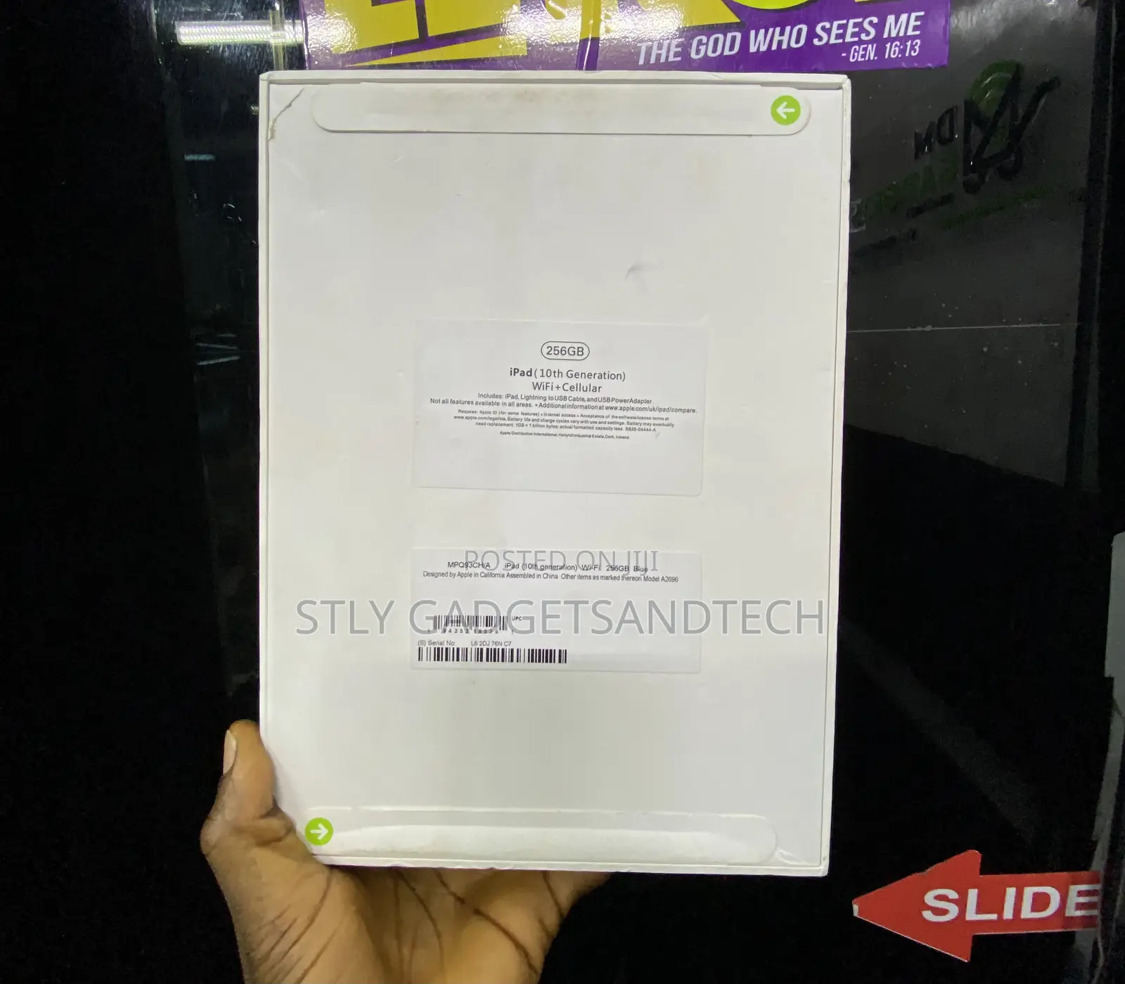 New Apple iPad (2022) 256 GB Blue