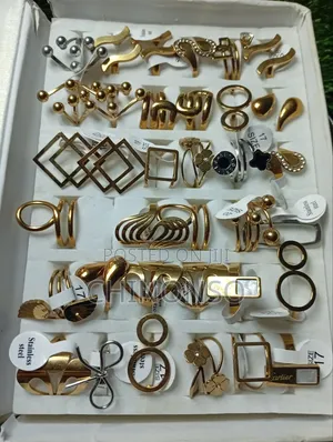 Fashion Rings Silver and Gold