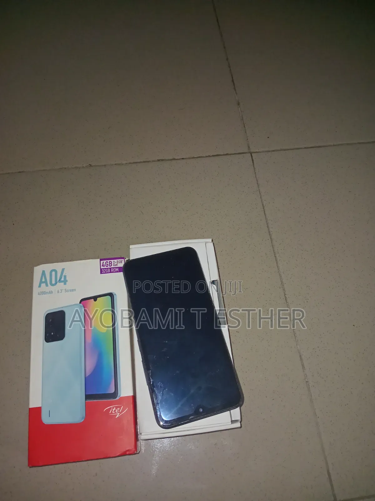 Itel A04 32 GB Black
