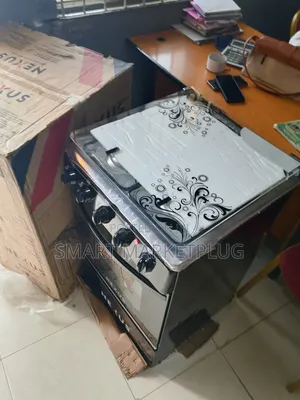 New in Nexus 3+1 Electric Gas Cooker+ Double Layer Tempered Glass Door