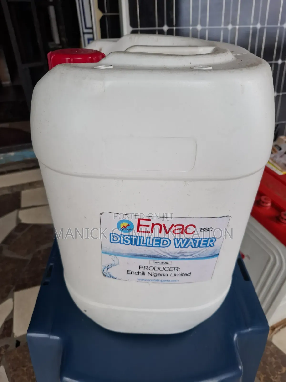 Envac 25 Litres Distilled Water