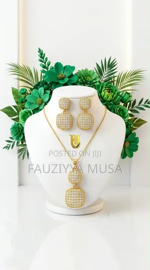 Luxury Ladies Fashion Jewelry Set | Elegant Necklace Earring