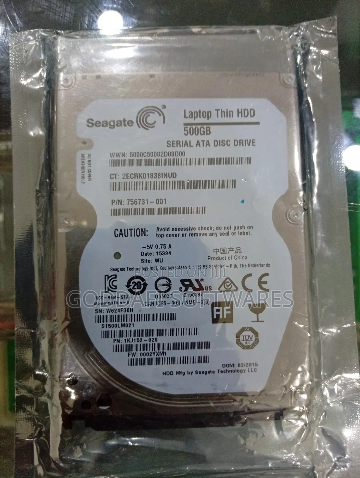 500GB Laptop Hard Drive HDD | Goddafi Stores
