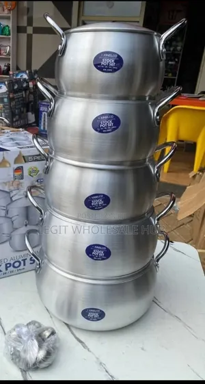 Quality 5pcs Belly Shaped Pot Set