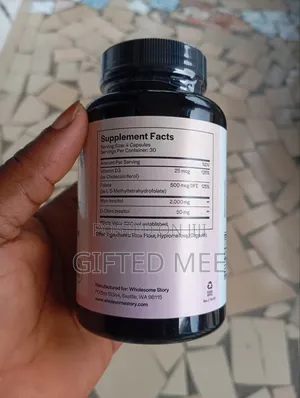 Wholesome Story Myo+d-Chiro Inositol + MTFH Folate + Vit. D3