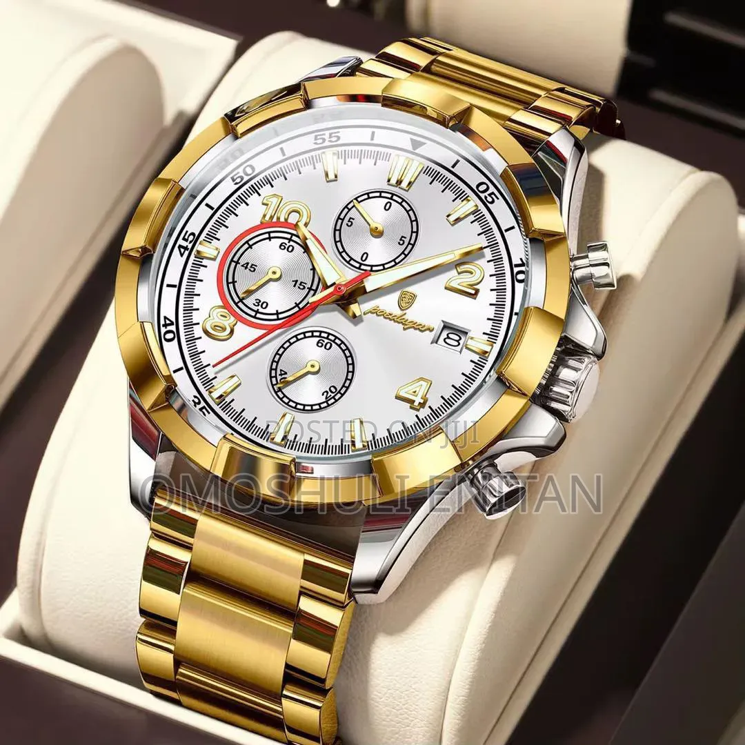 Poedagar Chain Chronograph Watch