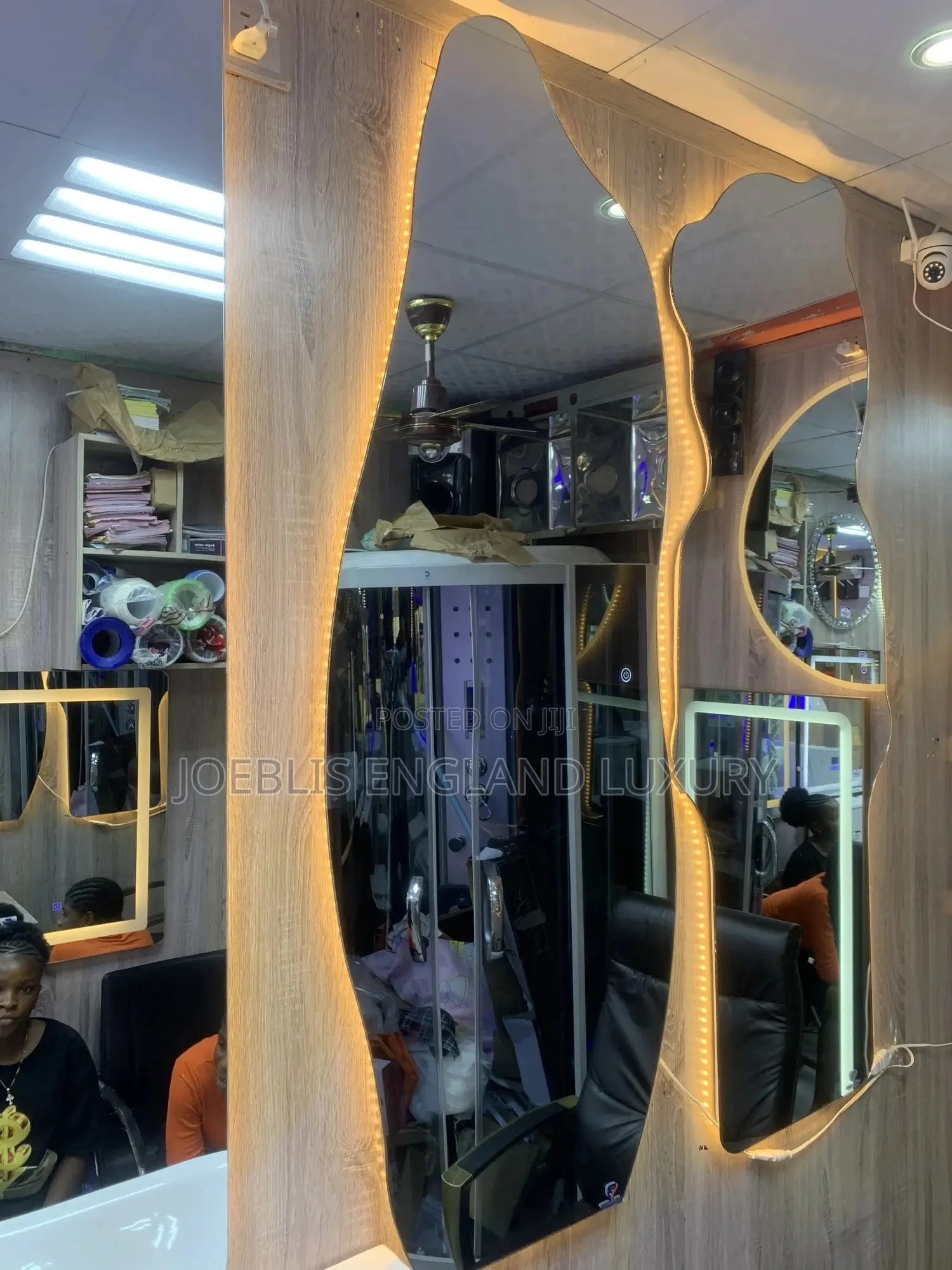 3 Light Design Mirror 150 by 70