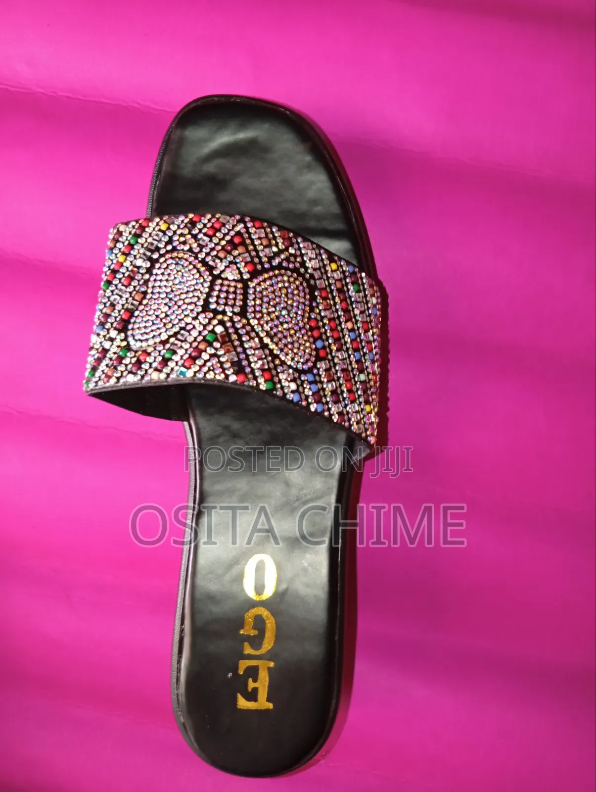 Rhinestone Belts on Wedge