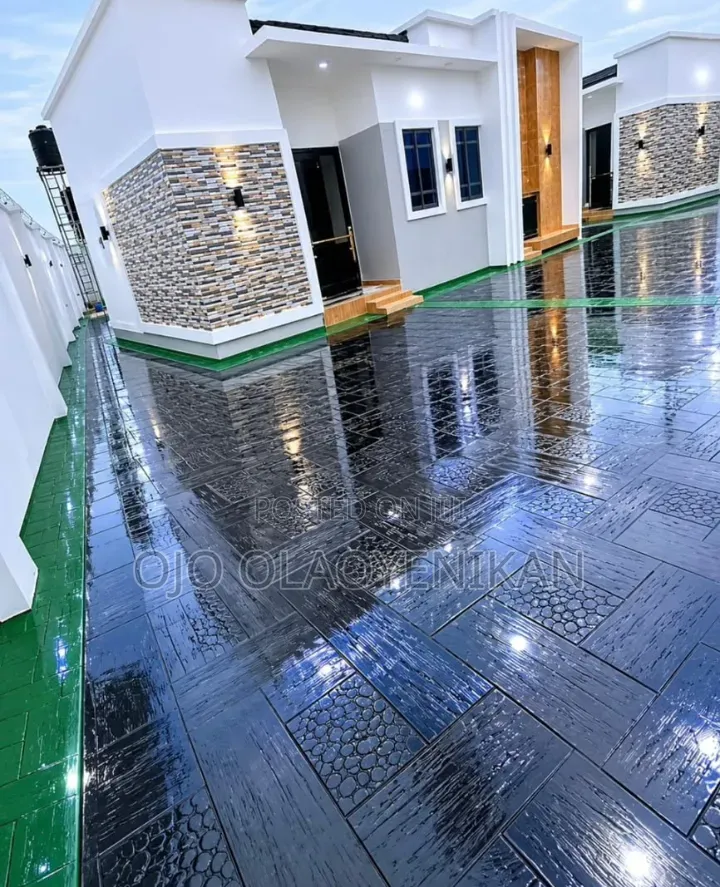 Foreign Stamp Concrete Floor