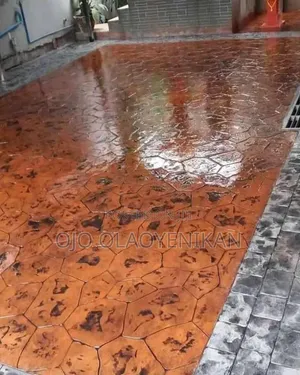 Foreign Stamp Concrete Floor