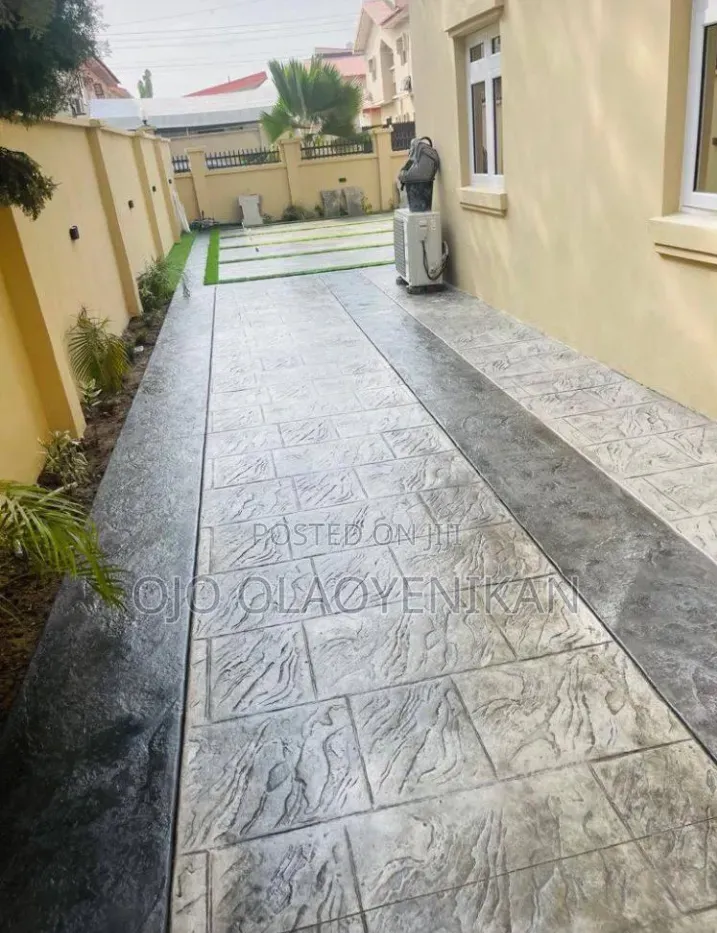 Foreign Stamp Concrete Floor