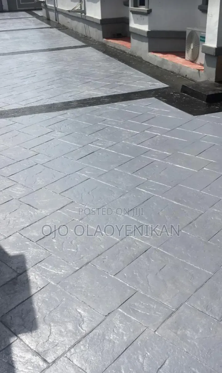 Foreign Stamp Concrete Floor