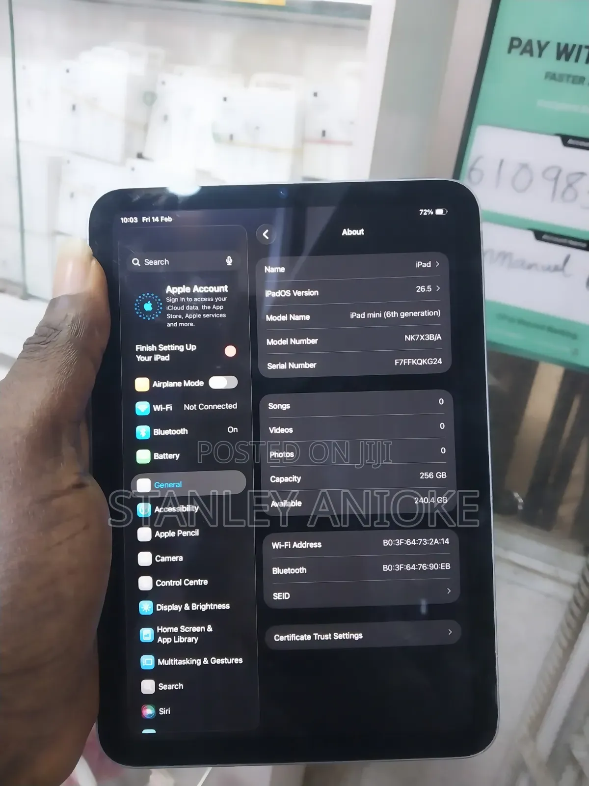 Apple iPad mini 6 256 GB Silver
