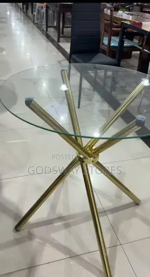 Modern Round Glass Table