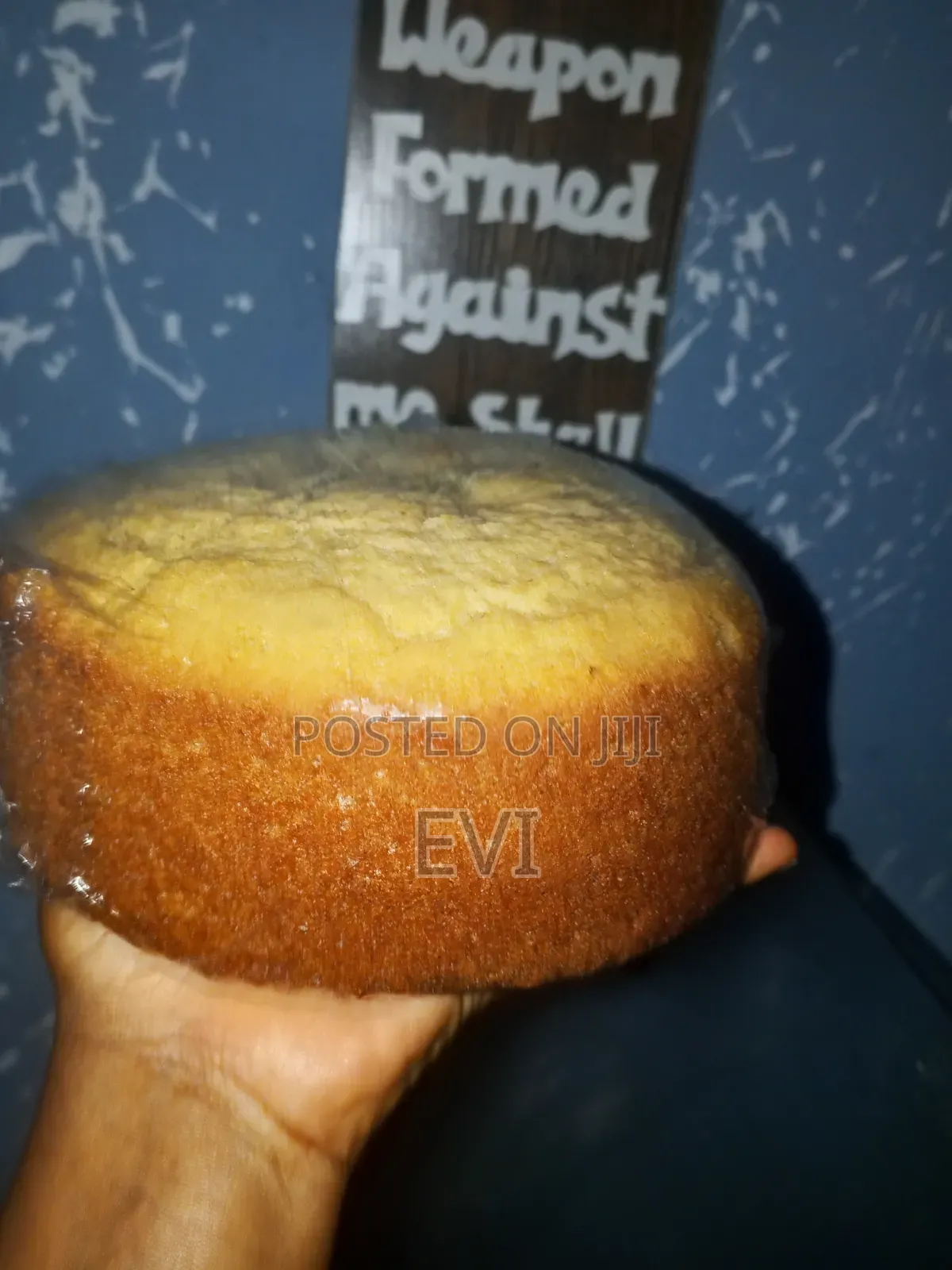 6 Inches Plain Vanilla Cake