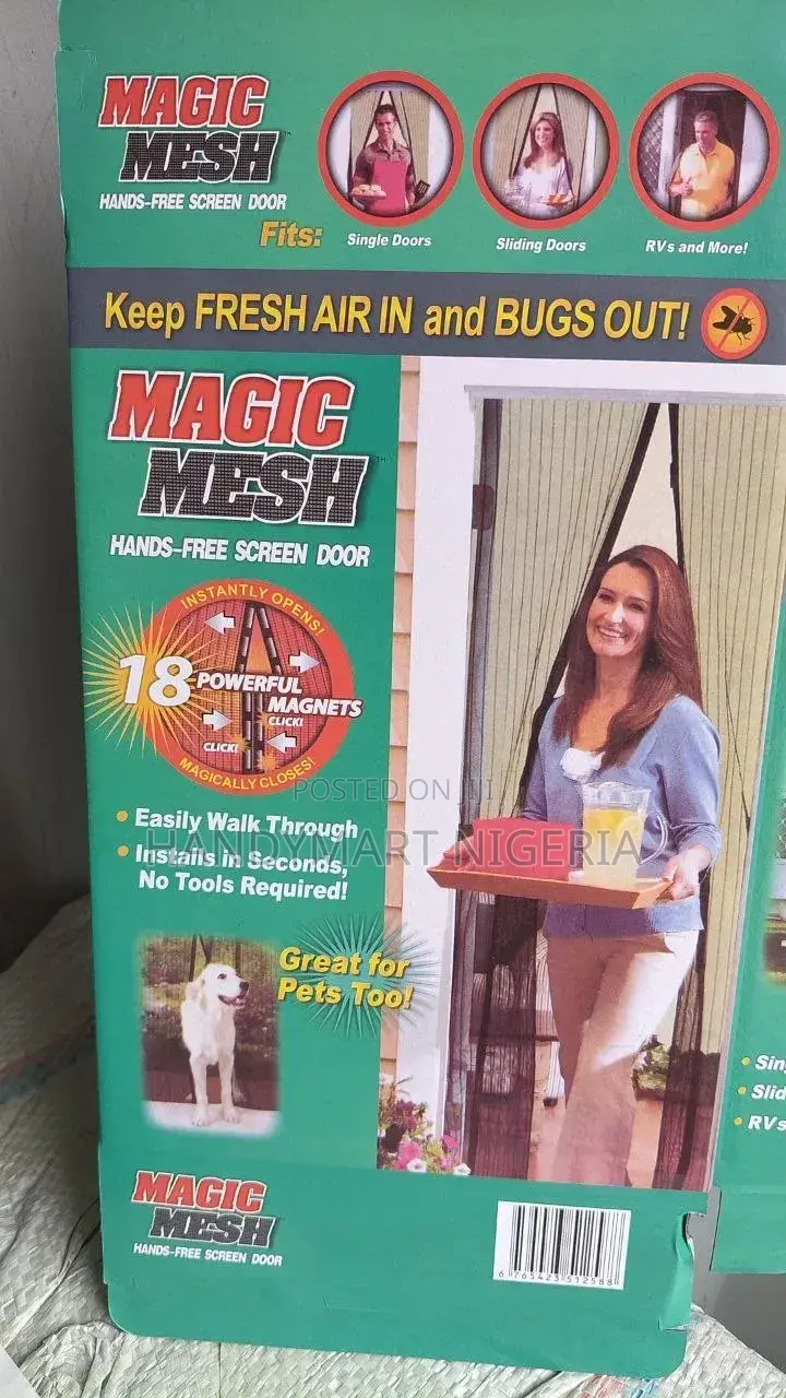 Magic Mesh Insect Fly Bug Mosquito Door Screen Curtain Protector