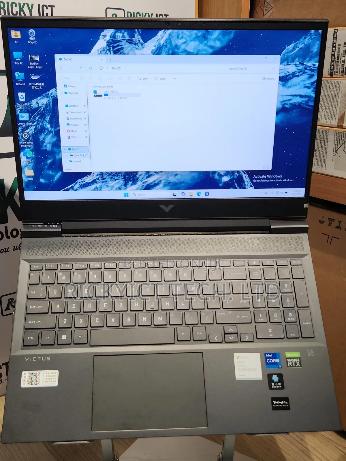 Laptop HP Victus 16 16GB Intel Core i7 SSD 512GB