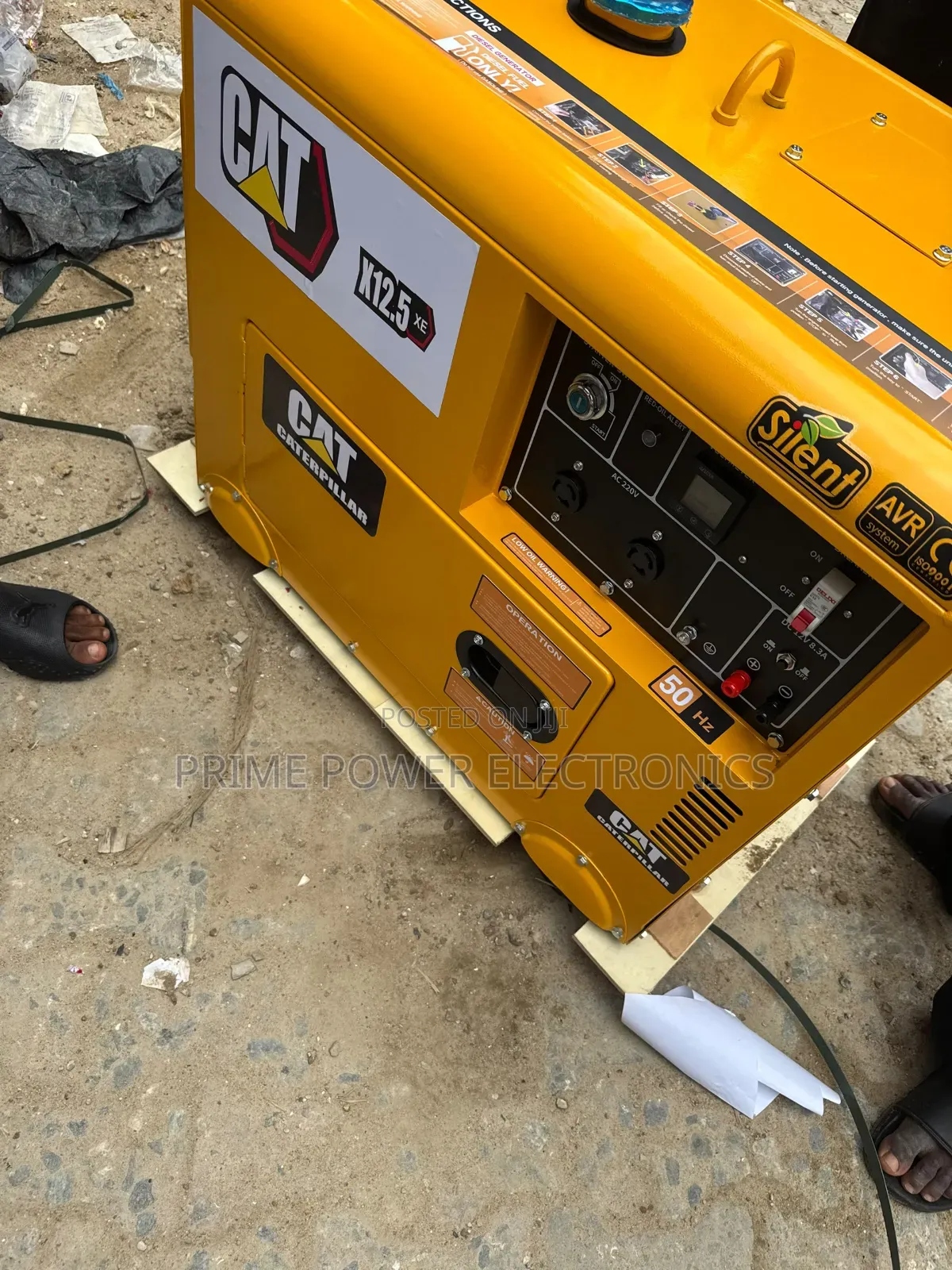 CAT Soundproof 12.5kVA Generator – 100% Copper Winding
