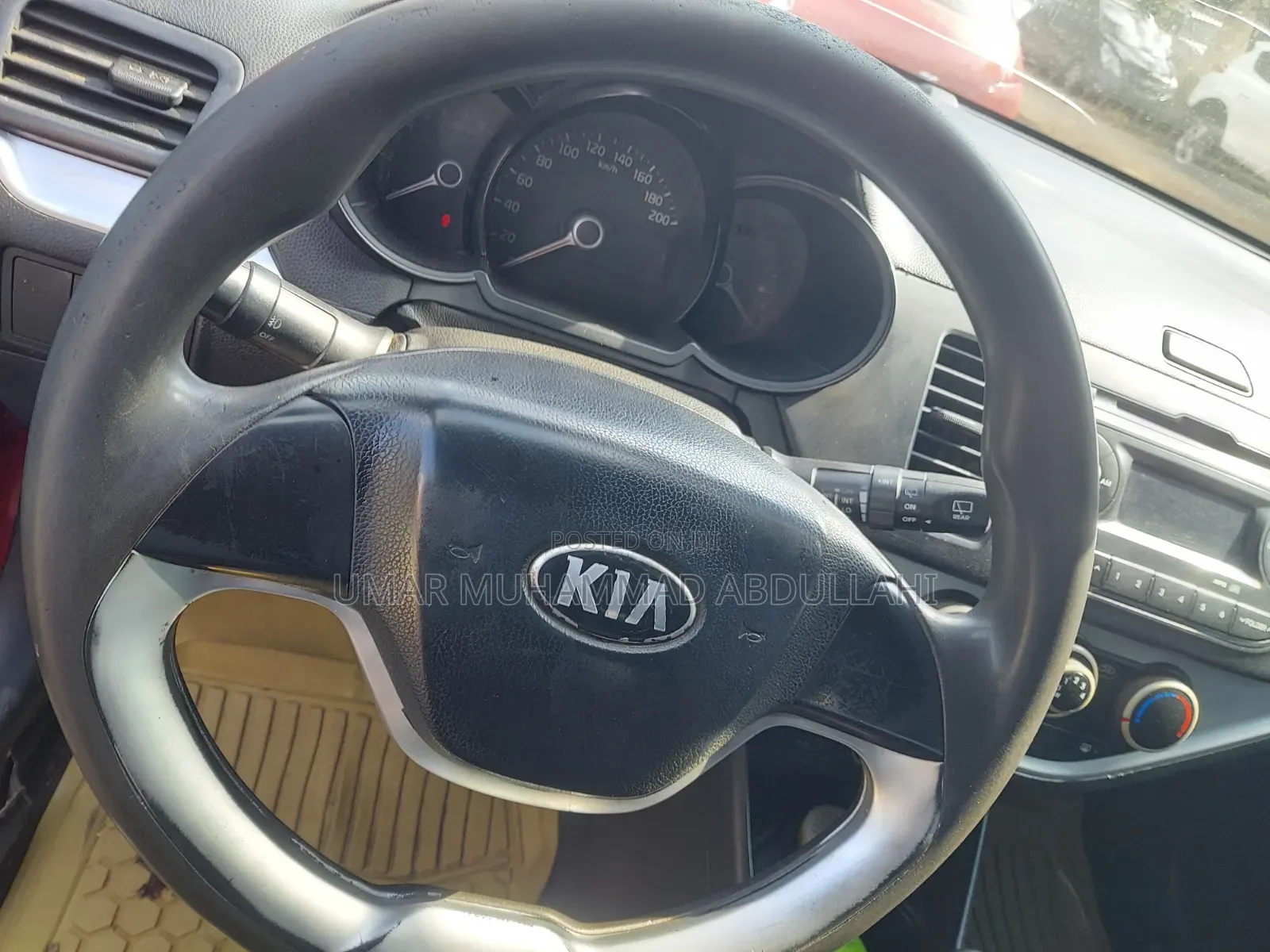 Kia Morning 2013 Maroon