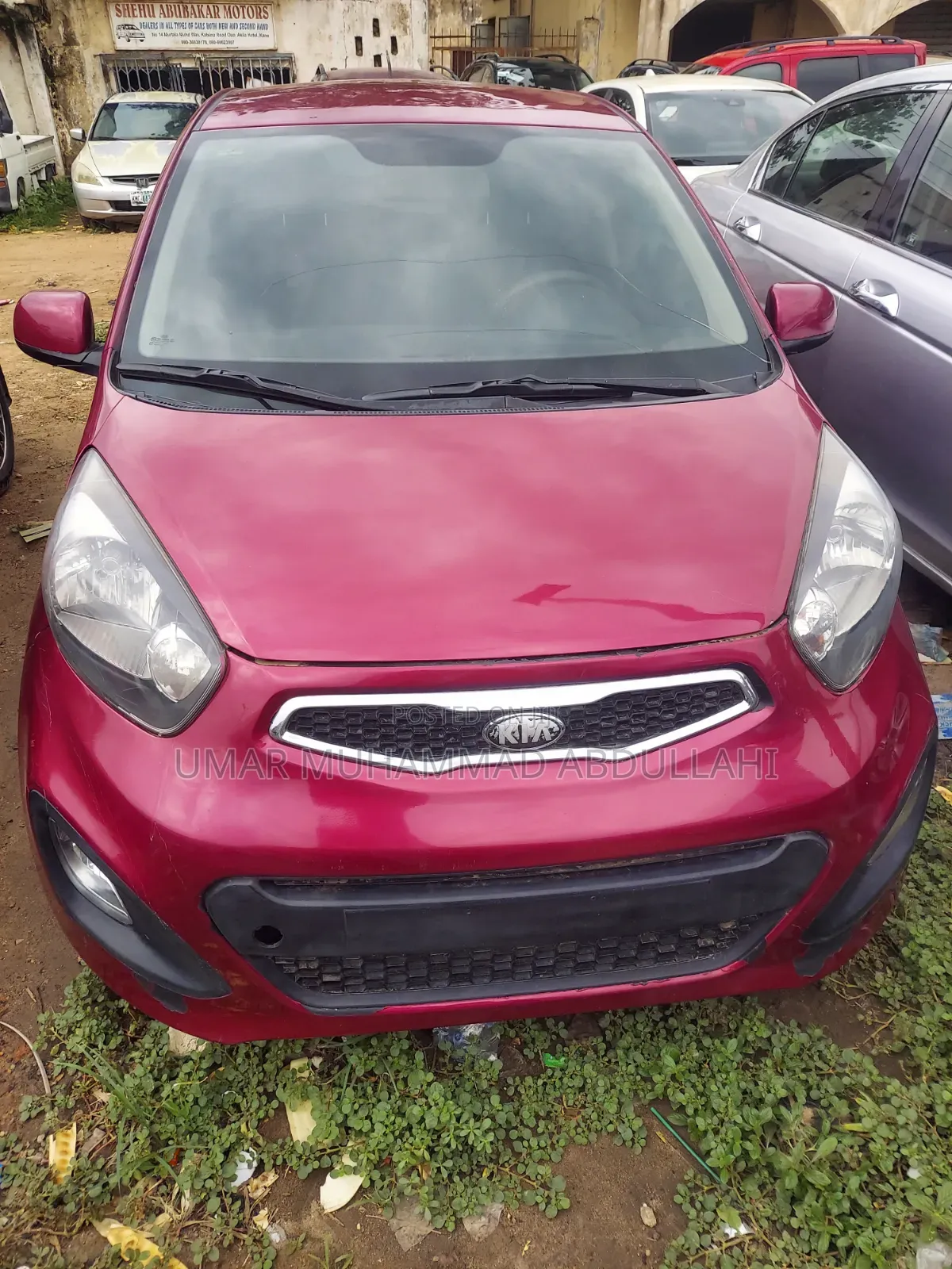 Kia Morning 2013 Maroon