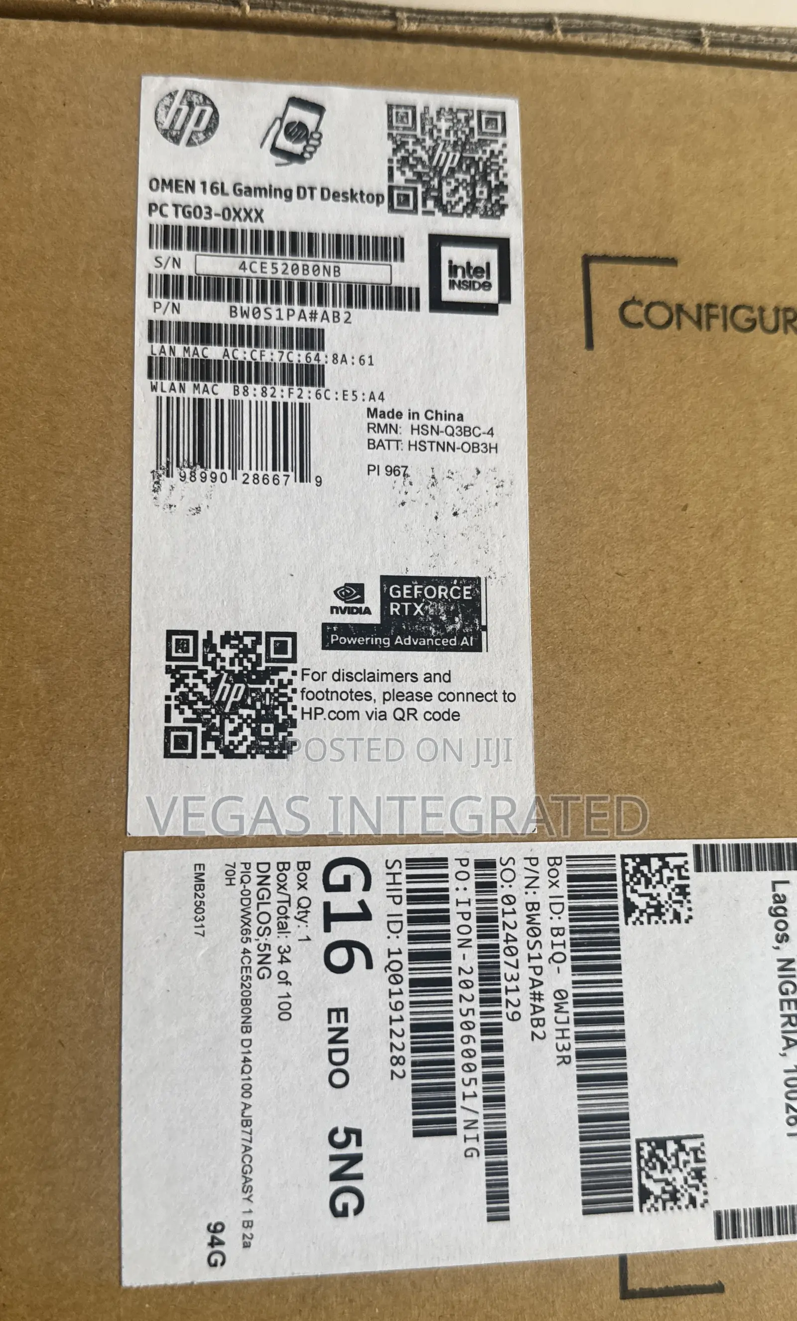 New Desktop Computer HP 16GB Intel Core Ultra 7 SSD 1T
