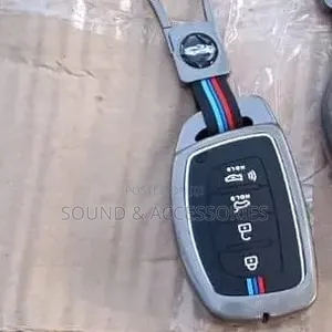 Hyundai 4 Buttons Metallic+Silicone Car Keycover/Keyholder