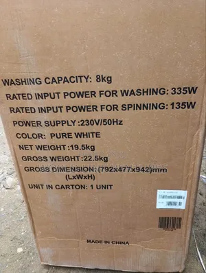 Haier Thermocool 8kg Washing Machine Twin Top