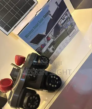 Camerashigh Quality 3lense Rotate V380 Triple Lens PTZ Solar Camera