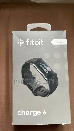 Fitbit Charge 6 Fitness Tracker With Charger and Google Apps