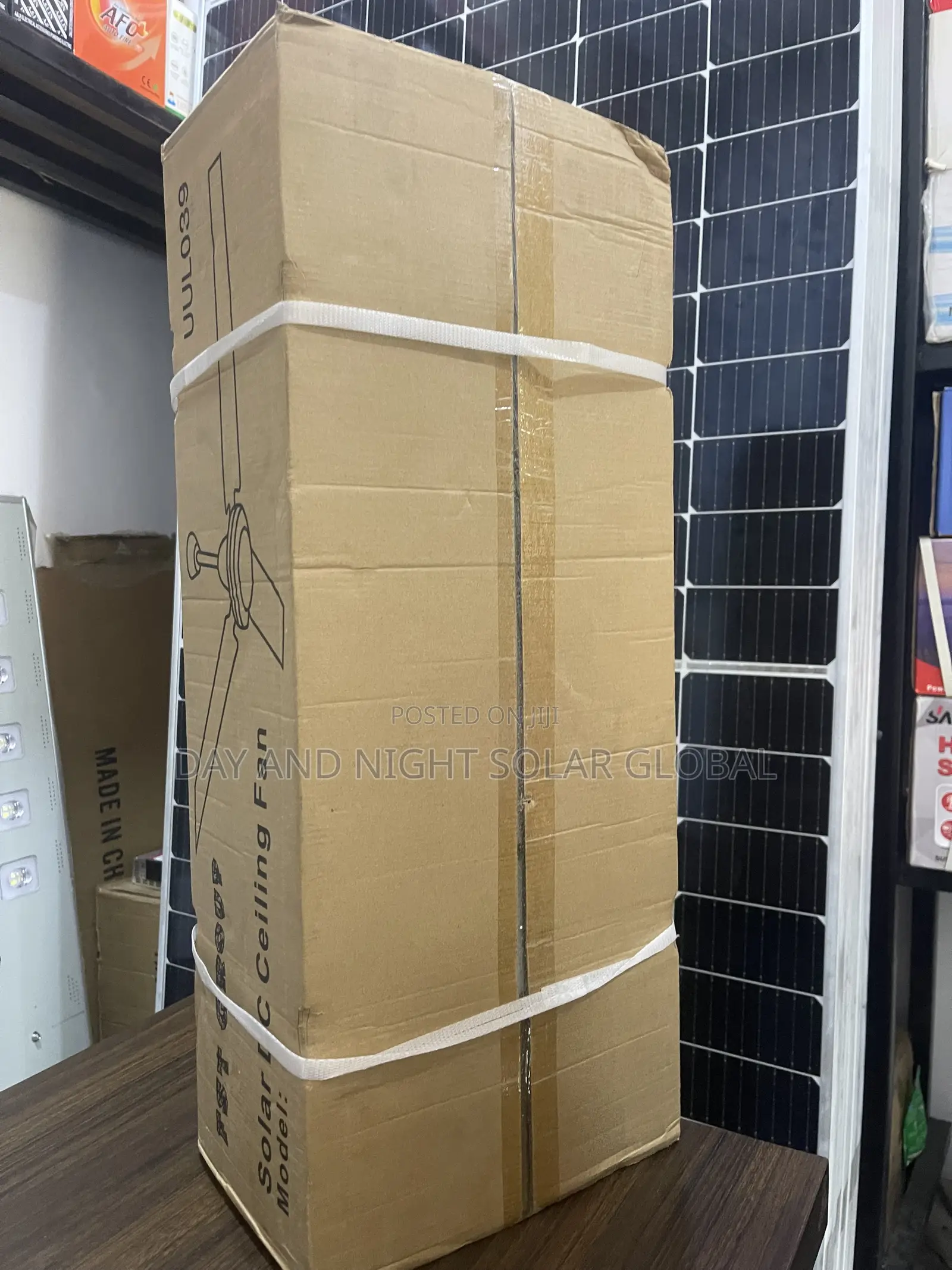 AC/Dc Solar Celling Fan Long Blade