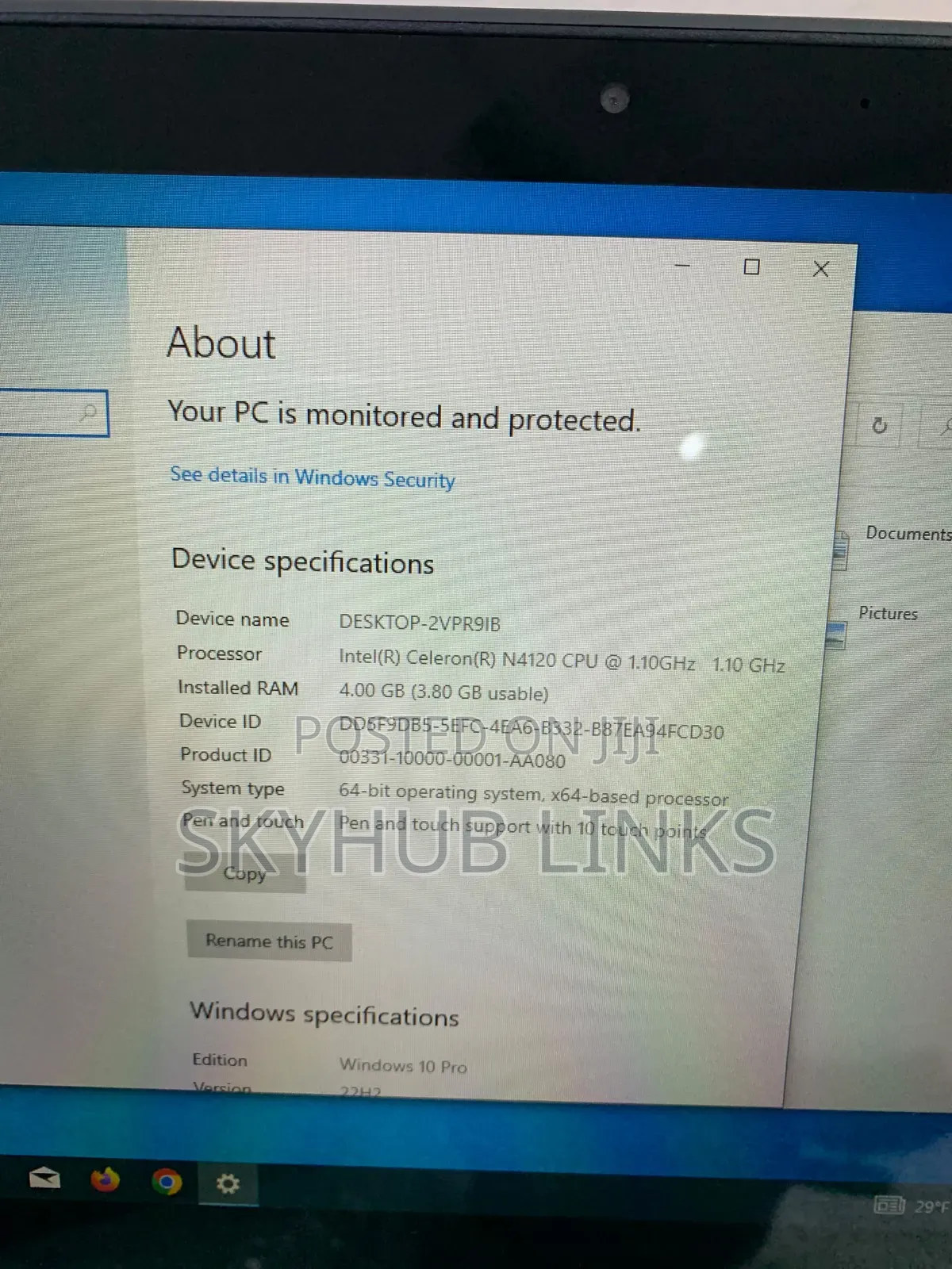Laptop Lenovo 300e 4GB Intel Celeron SSD 128GB