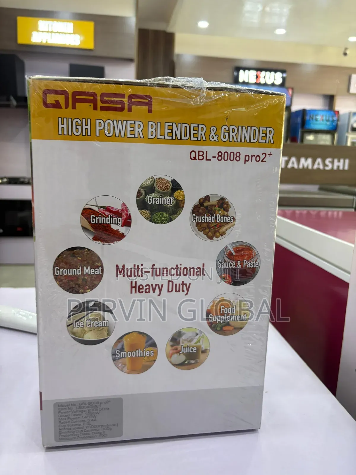 Qasa Blender QBL8008 Pro2+