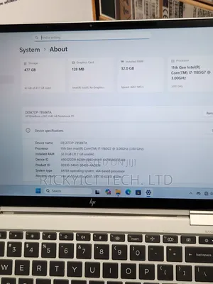 Laptop HP EliteBook 1040 G8 32GB Intel Core i7 SSD 512GB