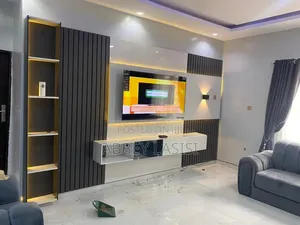 TV Console With Fluted Designs