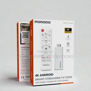 Porodo Android Smart Streaming TV Stick - White