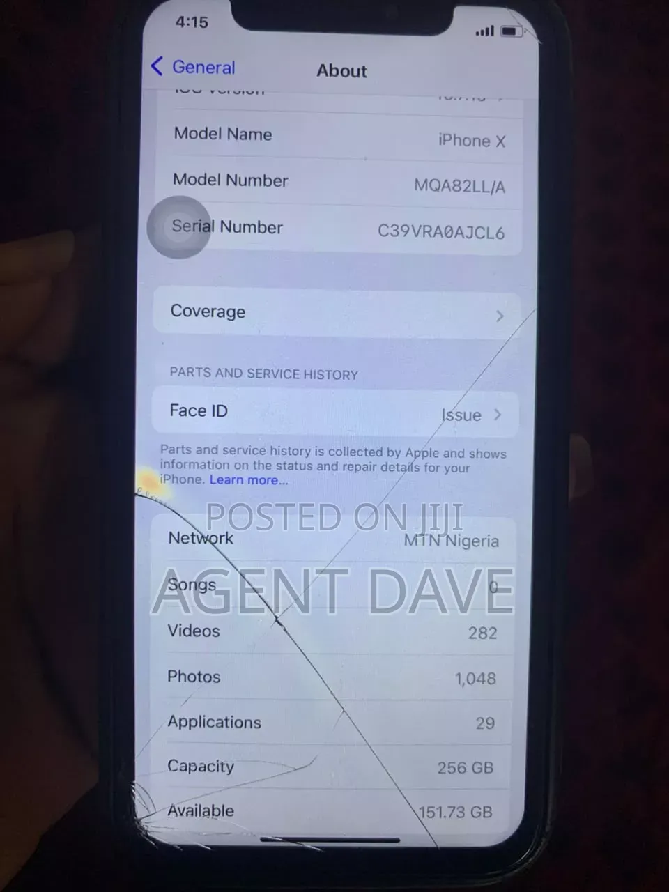 Apple iPhone X 256 GB White