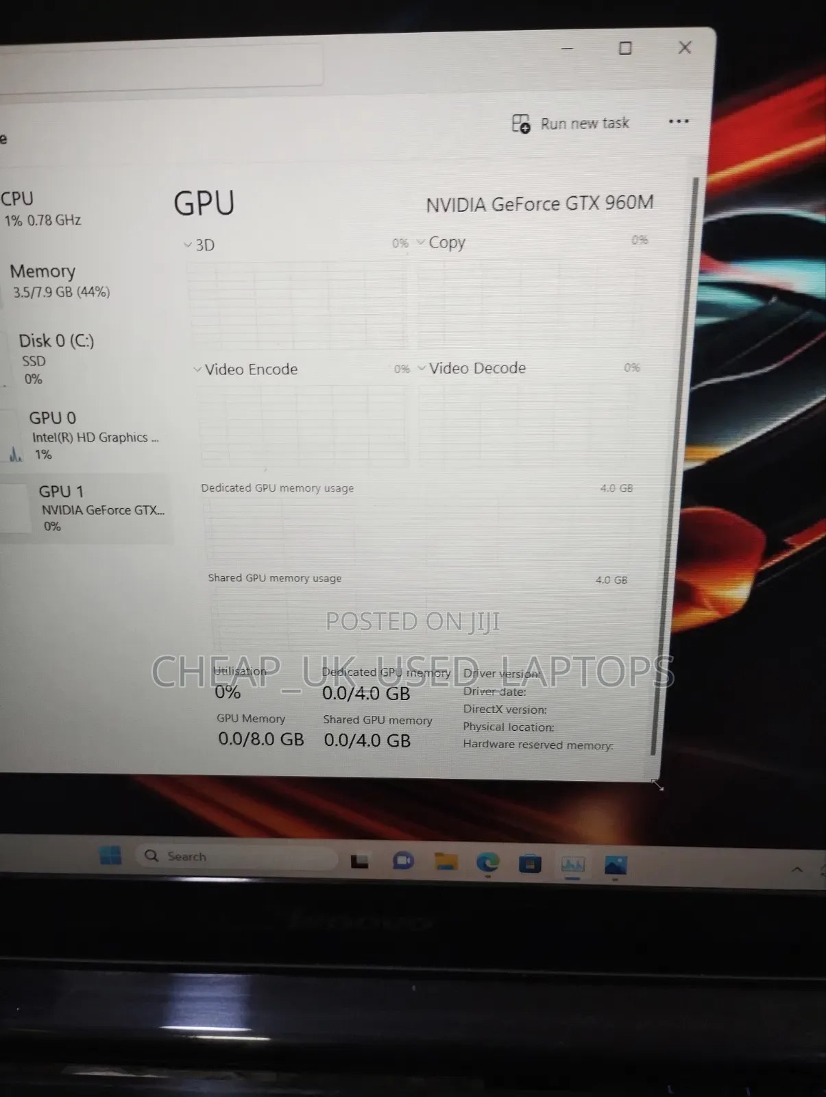 Laptop Lenovo Y50 16GB Intel Core i7 SSD 512GB