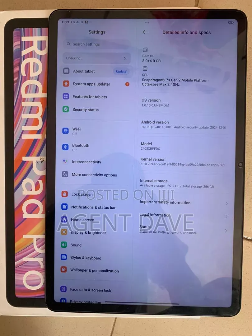 Xiaomi Redmi Pad Pro 256 GB Gray