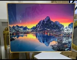 Modern LED-Style Crystal Acrylic Wall Frame 60 by 80cm.