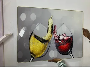 Modern LED-Style Crystal Acrylic Wall Frame 60 by 80cm.