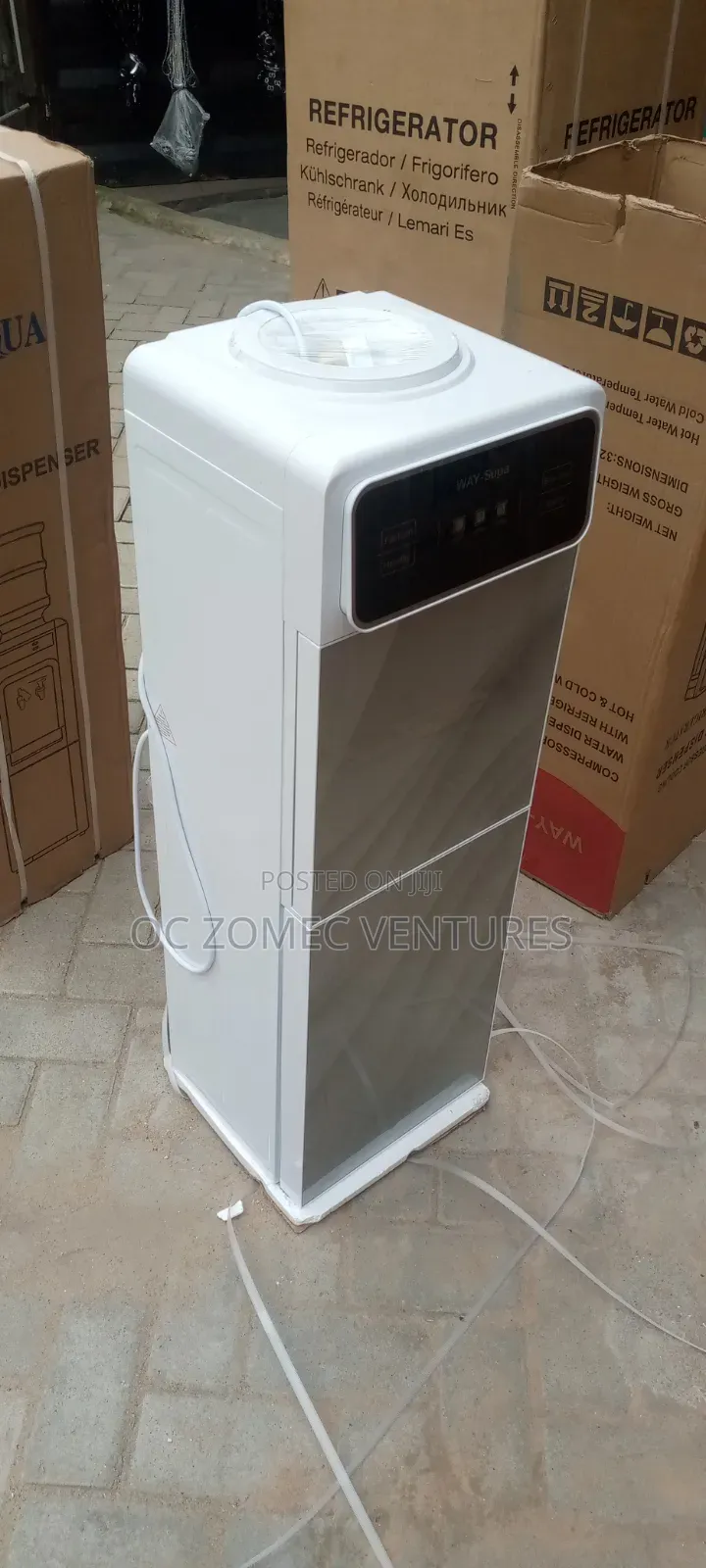 Water Dispenser With Refrigerator.
