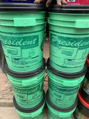 20-Liter Buckets of President Paint