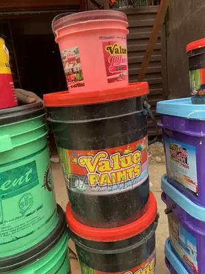 20-Liter Bucket of Value Paints Standard Quality Emulsion Paint.