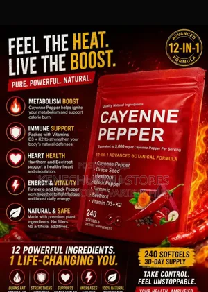 Cayenne Capsules 240 Pieces