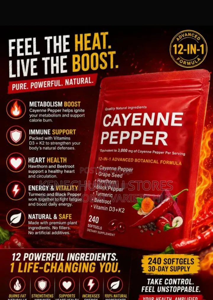 Cayenne Capsules 240 Pieces