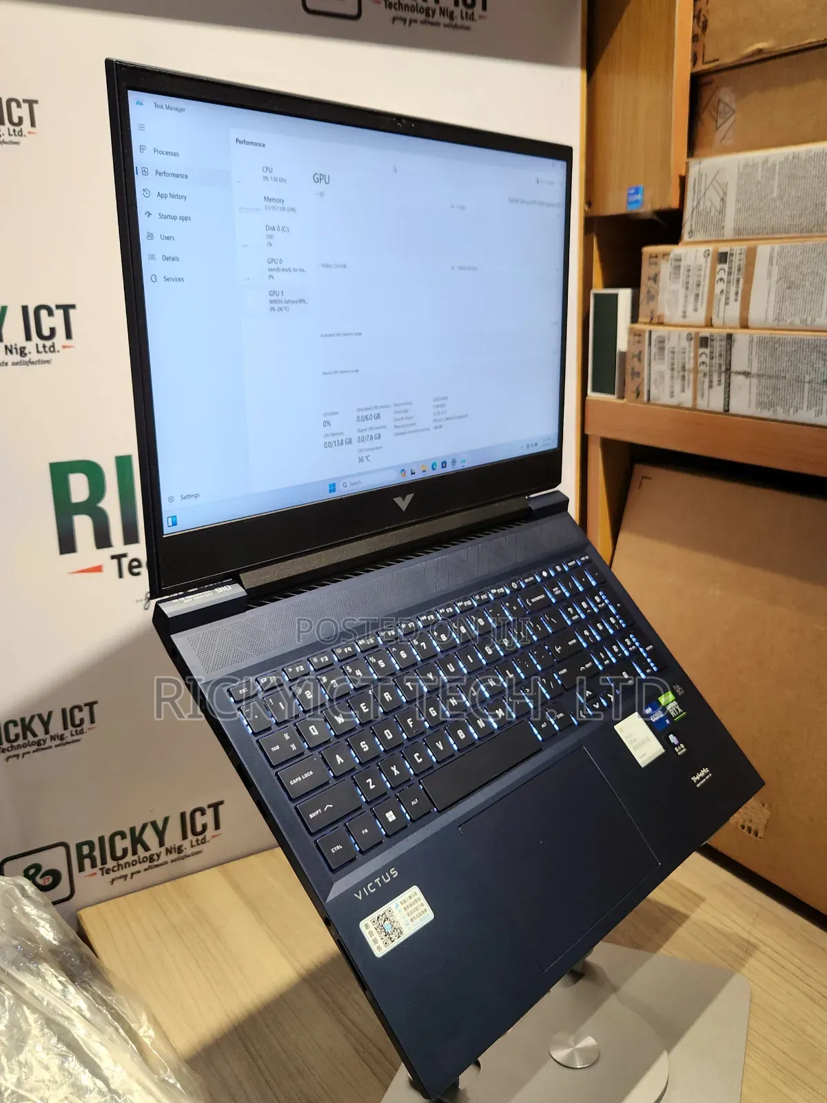 Laptop HP Victus 16 16GB Intel Core i7 SSD 512GB