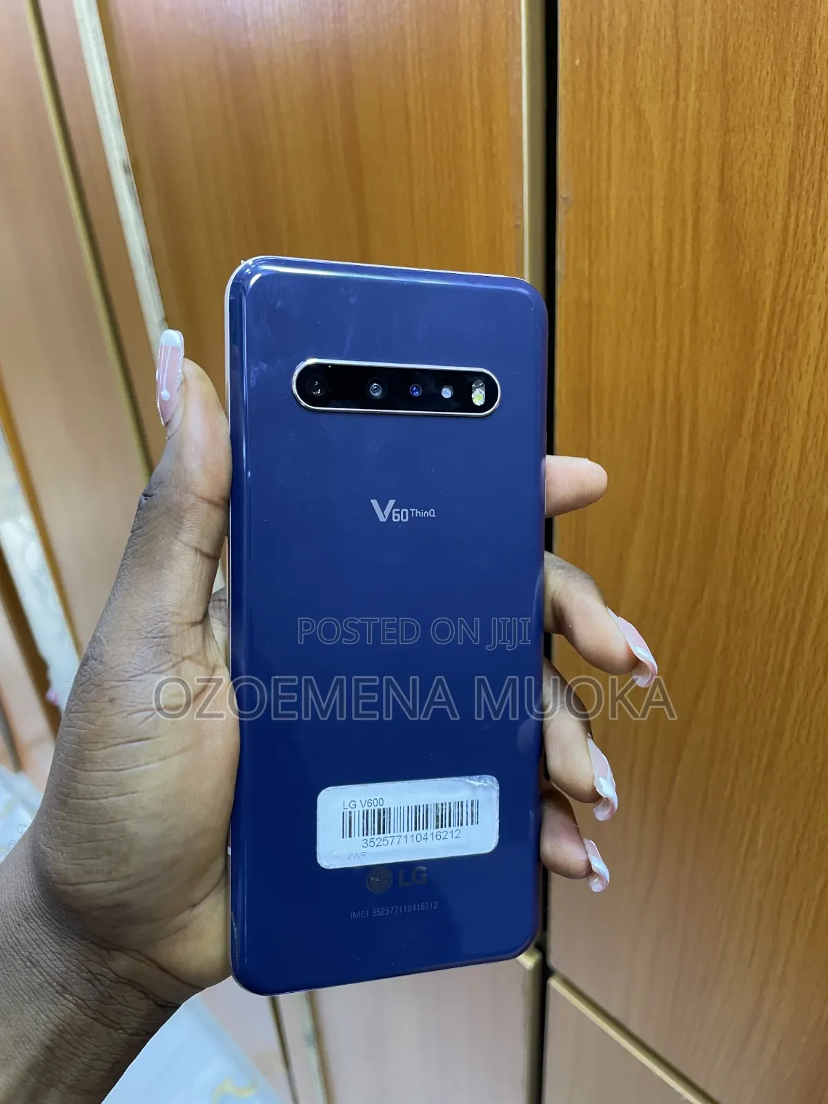 LG V60 ThinQ 5G 128 GB Black
