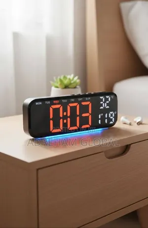 GH9015 Table Digital Alarm Clock USB/Battery Powered