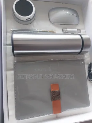 Executive 6 in 1 Corporate Gift Set--Silver Color