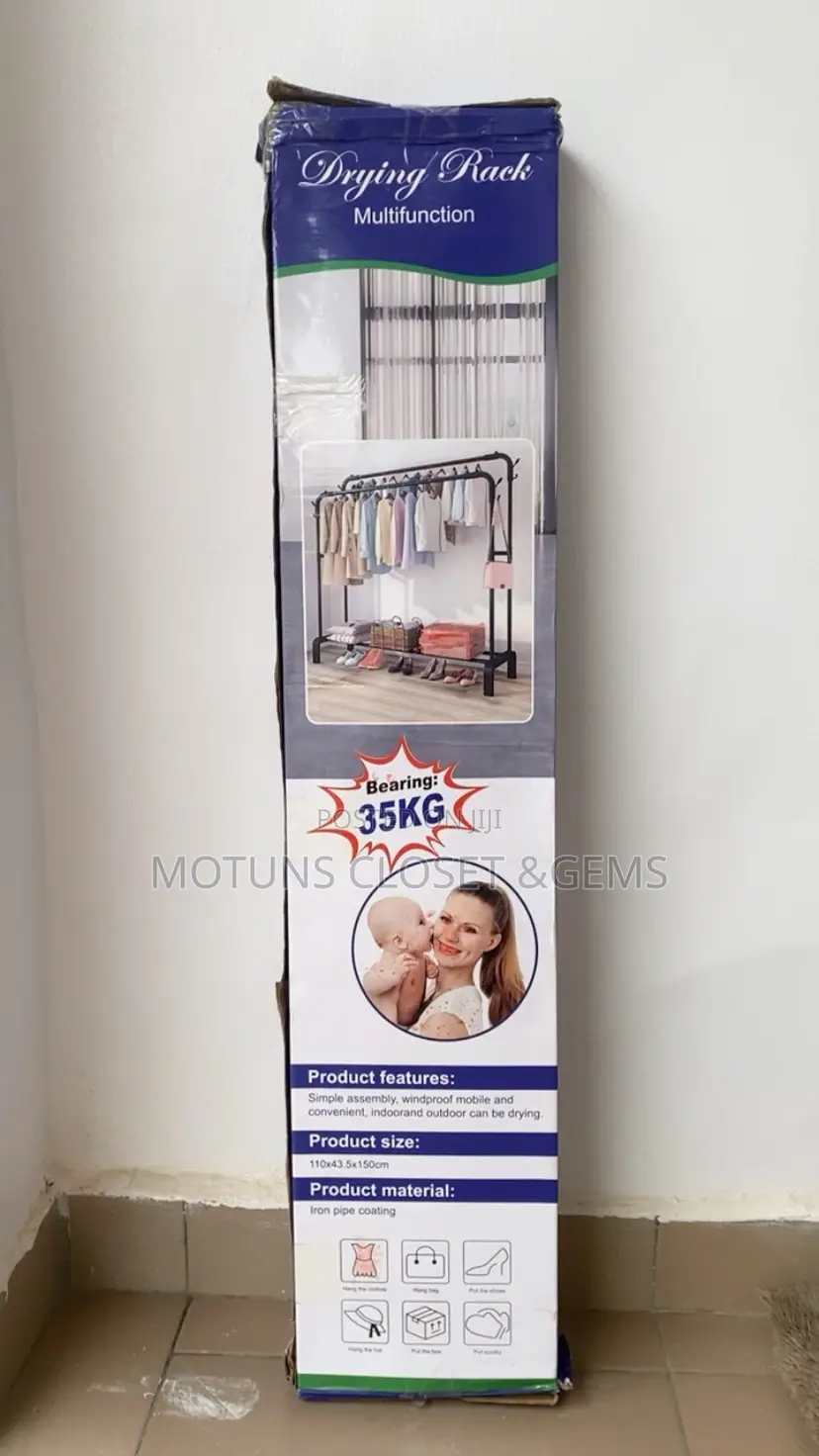 Double Clothes Rack